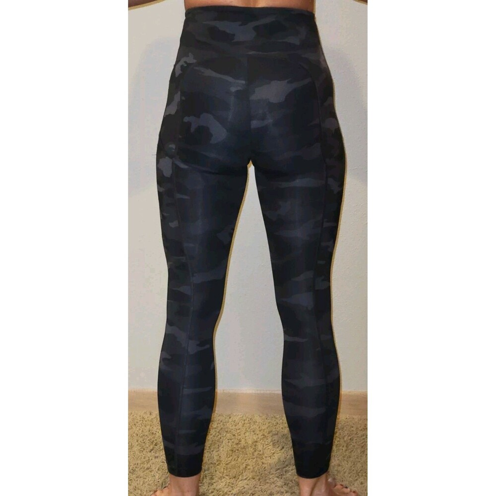 Athleta Ultimate 7/8 Tight Leggings Gray Black Camo | Women’s Size X-Small - Picture 4 of 14